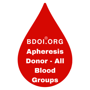 Apheresis Donor - All Blood Groups